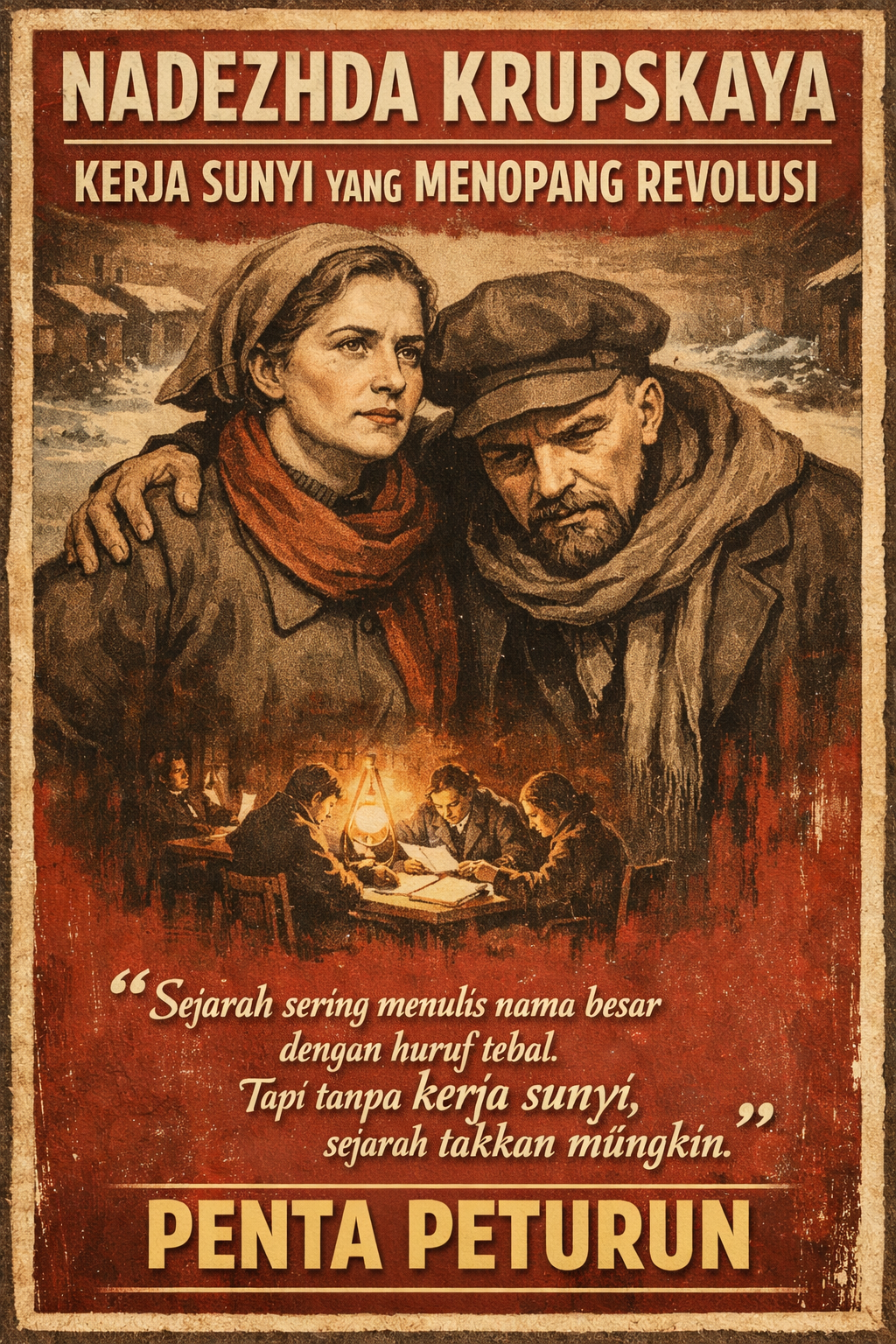 NADEZHDA KRUPSKAYA: Perempuan yang Menopang Revolusi dari Ruang Sunyi